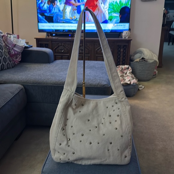 Old Navy Handbags - A tan/khaki shoulder bag.